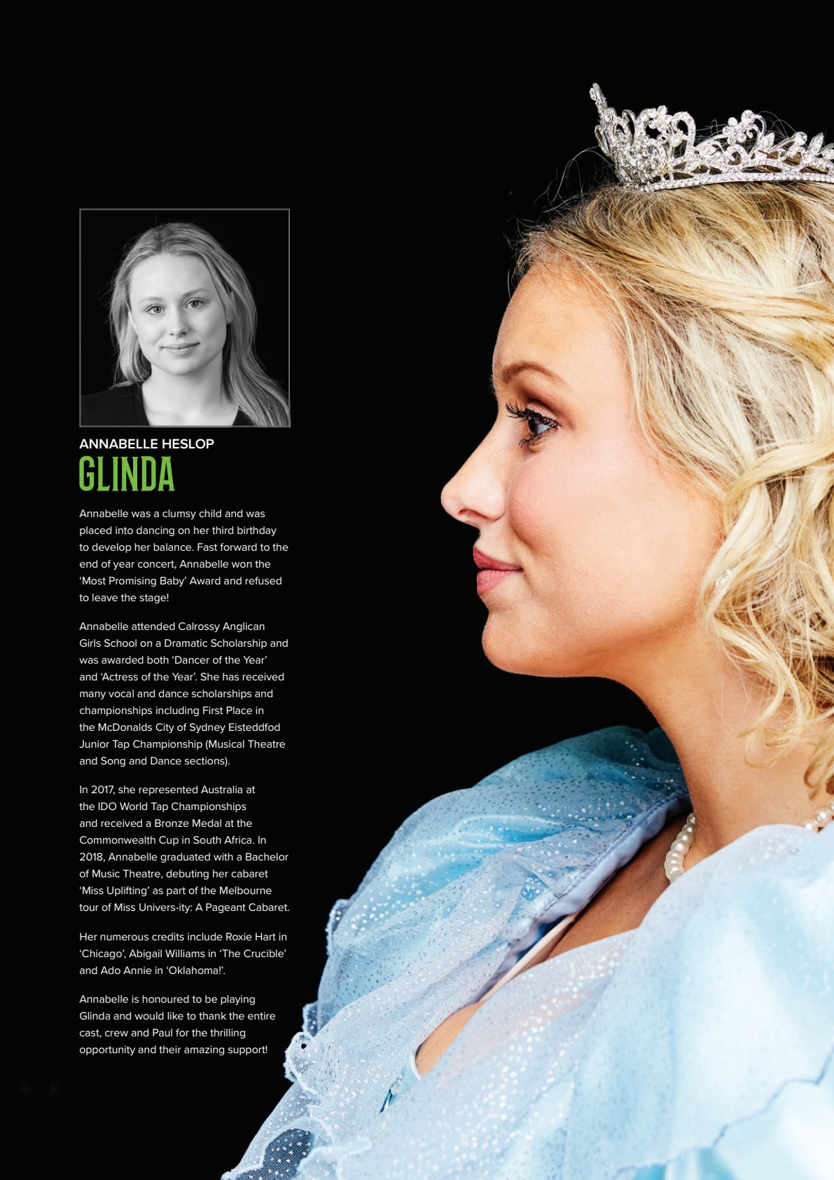 Glinda performer profile